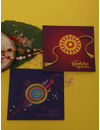 YouBella 2 Rakhi and 2 Greeting Card Combo for Brother (Multi-Colour) (YBRK_93)